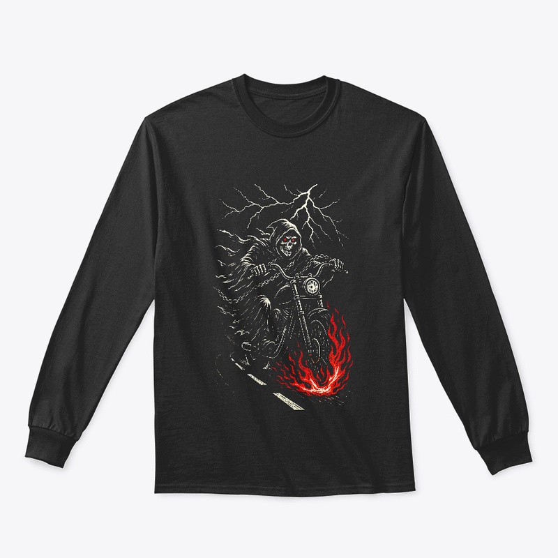 Death Rider | Flaming Motorcycle Reaper