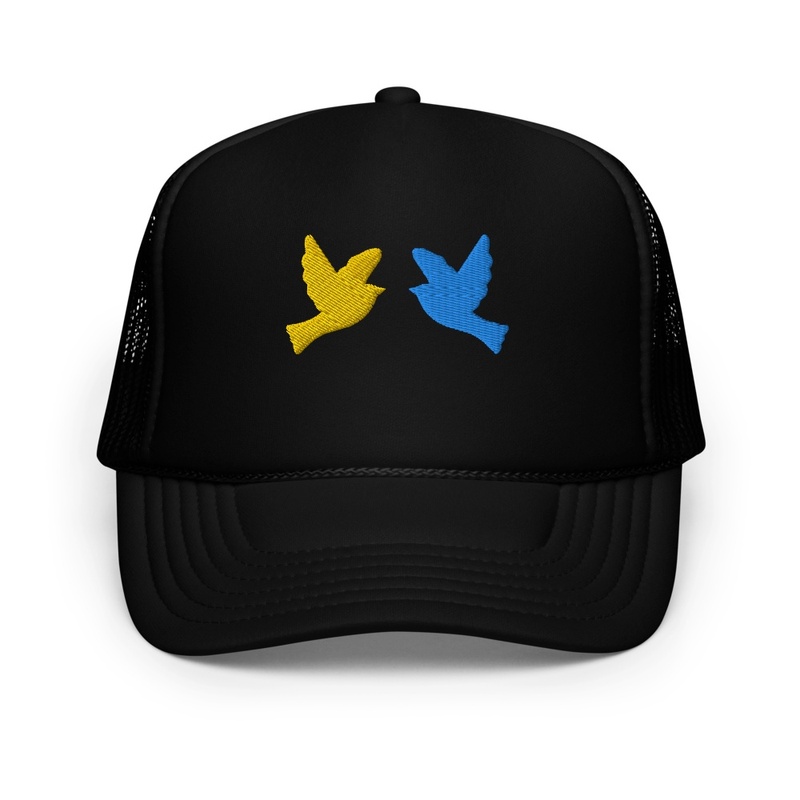 Yellow And Blue Two Birds