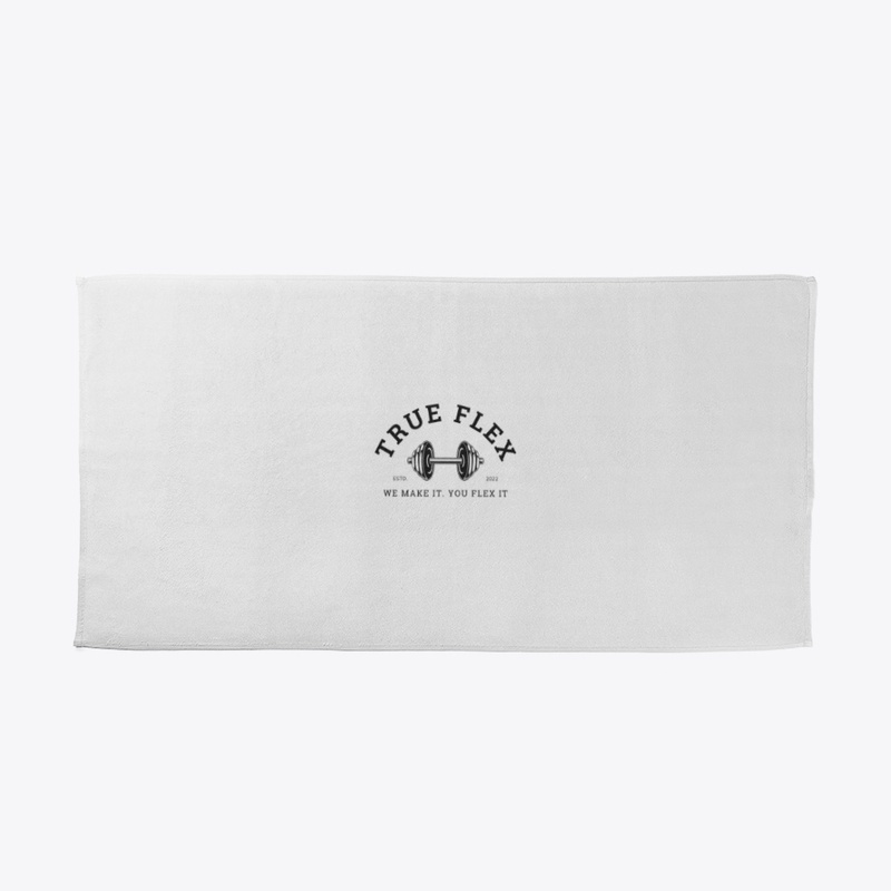 True Flex Black and White Logo