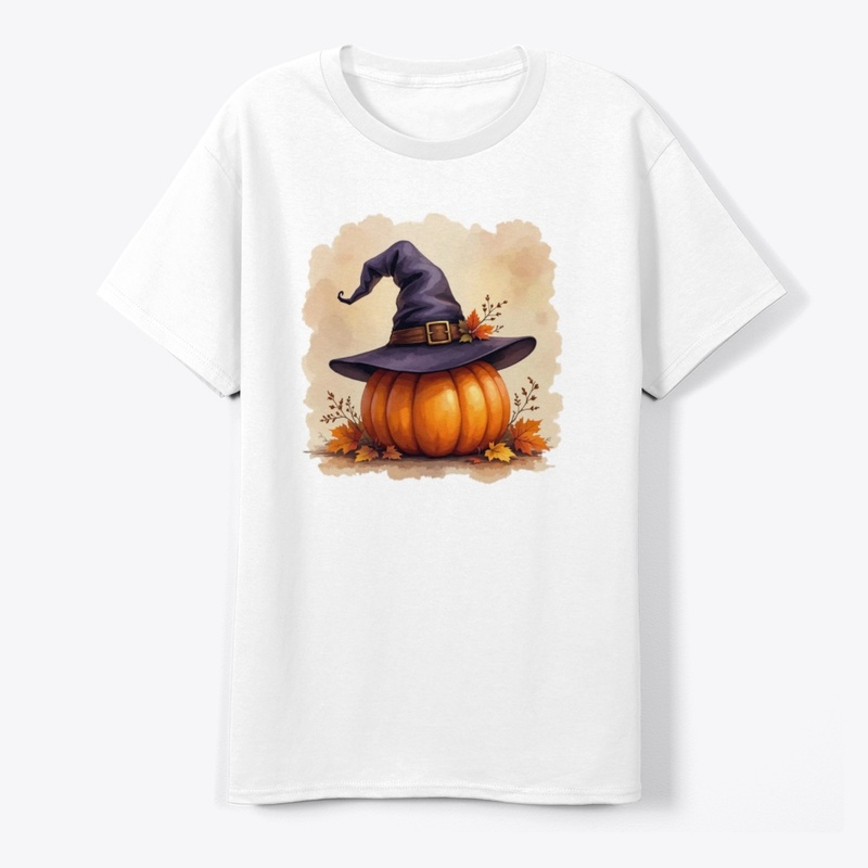 Cozy Witch Hat on Pumpkin