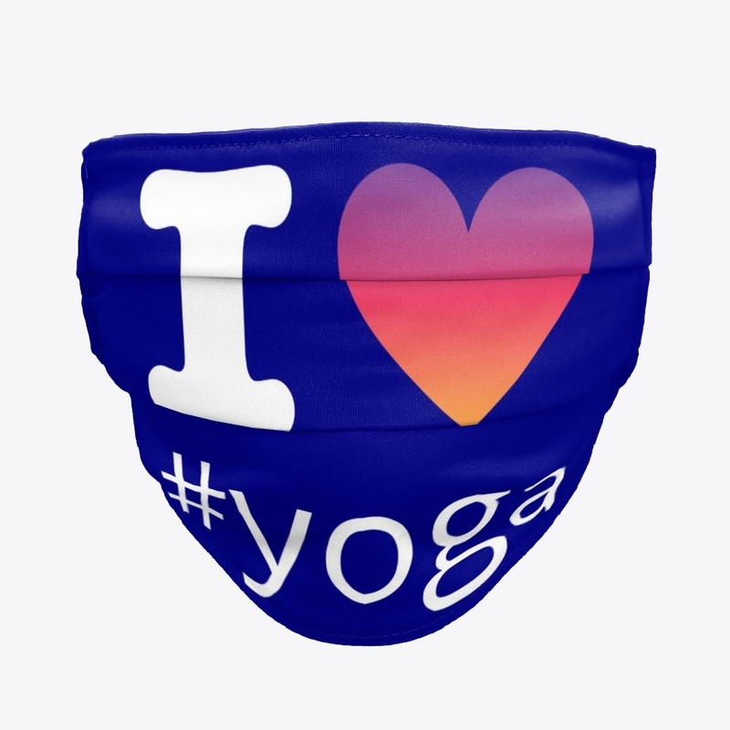 I Love Yoga Design With Insta Hashtag