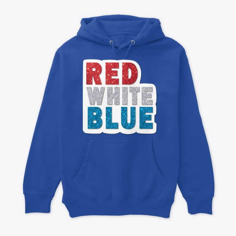 Red White Blue Customised T-Shirts 