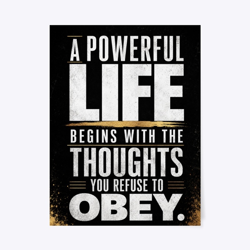 Powerful Thoughts Wall Art
