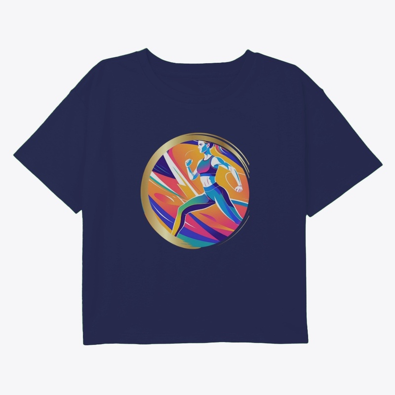 Witchy Bold Women Crop Tee with back