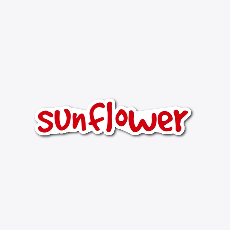 sunflower sticker