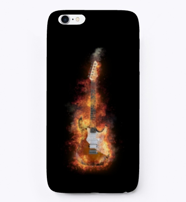 Flaming guitar 2
