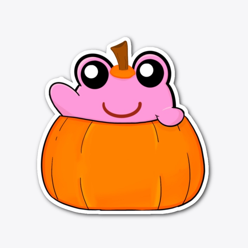 Fall Pumpkin Frog