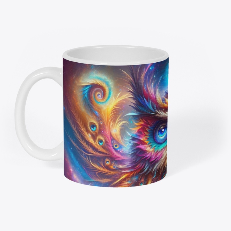 Blue Eyed Cosmic Owl