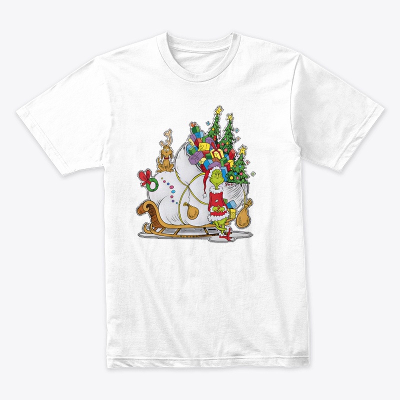 Festive Holiday Gift Sleigh Art