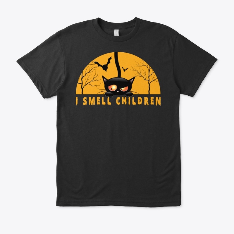 Black Cat Halloween T-Shirt