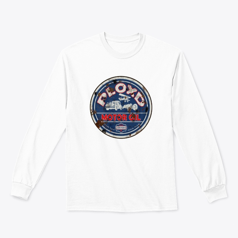 label oil ploxd vintage