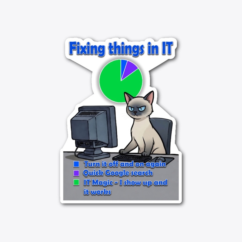 Grumpy Tech Support Cat - Ku
