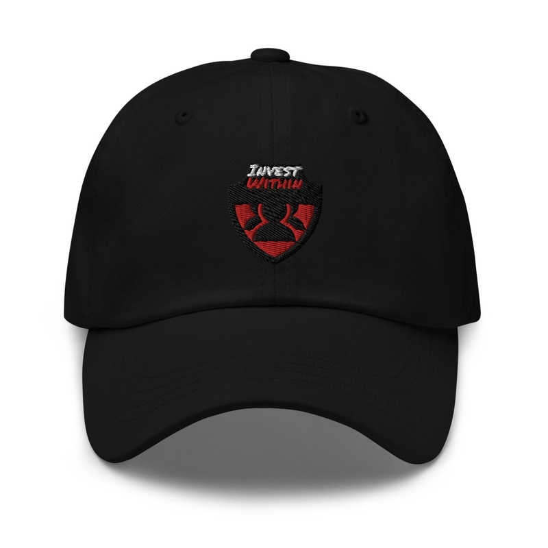 Invest Within Logo Cap - Red/black