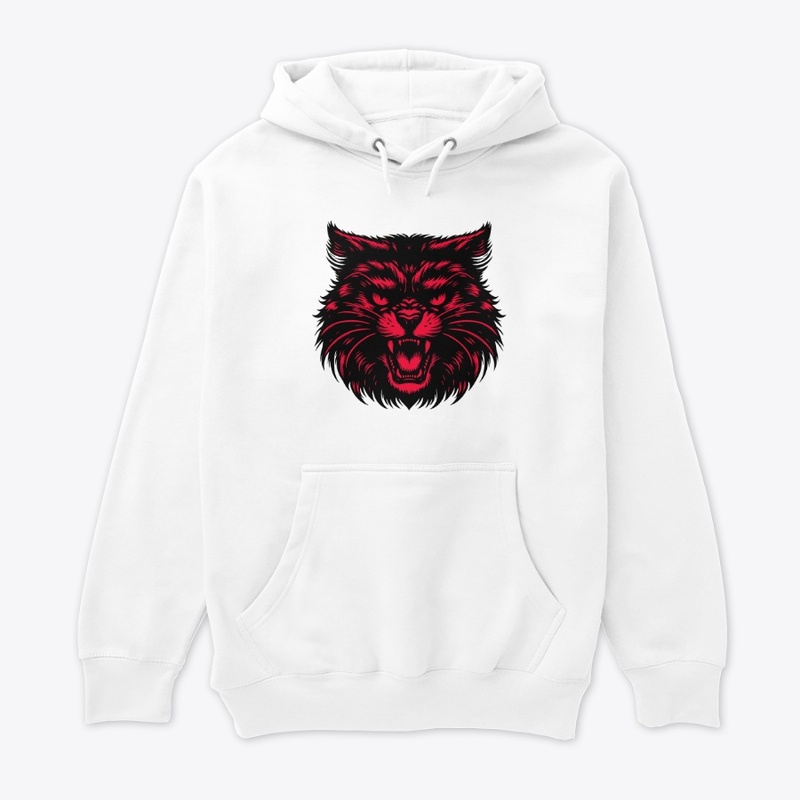 Fierce Angry Cat Artwork