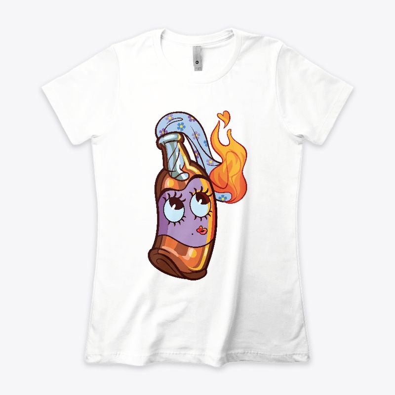 Retro Cartoon Molotov Cocktail
