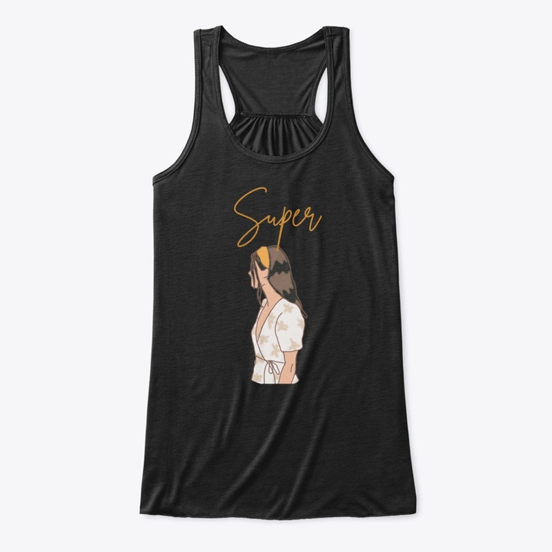 "Super Girl" hoodies, tank tops & tee.