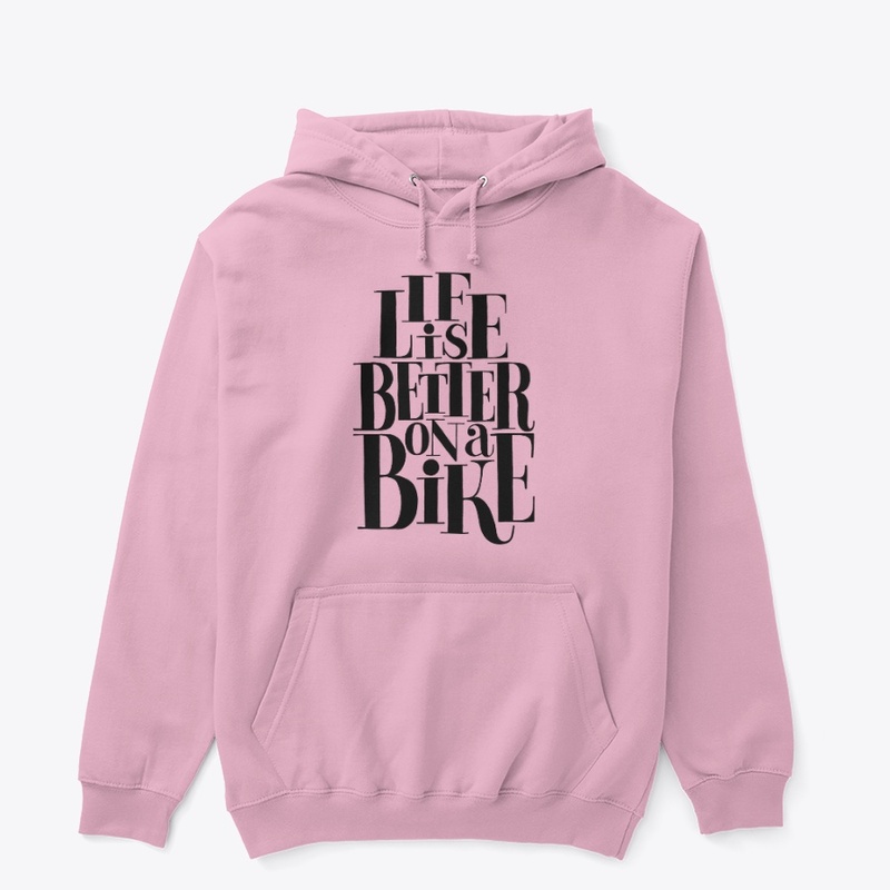 Life Is Better On A Bike Lettering Quote