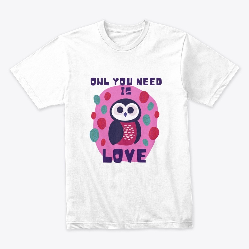 Owl bird pun valentines day T-shirt