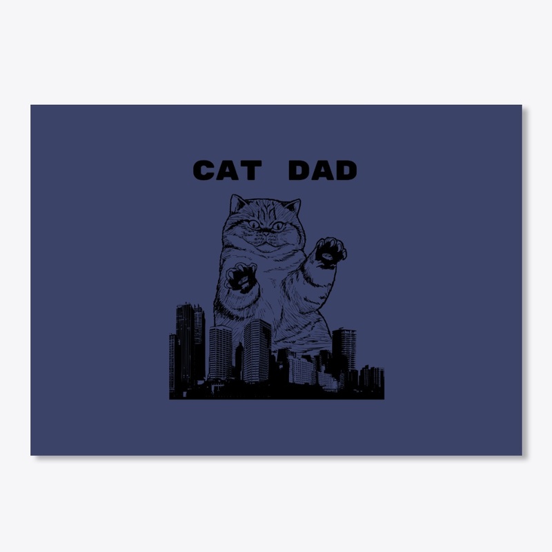 CAT  DAD T SHIRT MUG,BAG,PHONE ACCESSORY