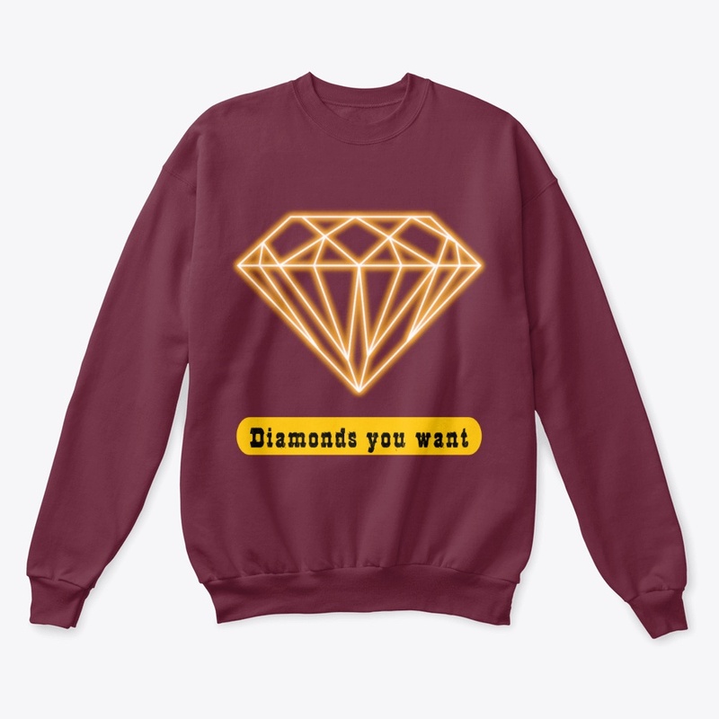 Diamonds You Want Glowing T-Shirts 
