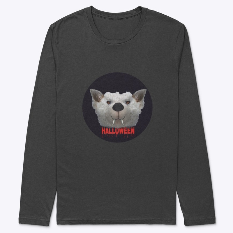 scary teddy bear as a bat