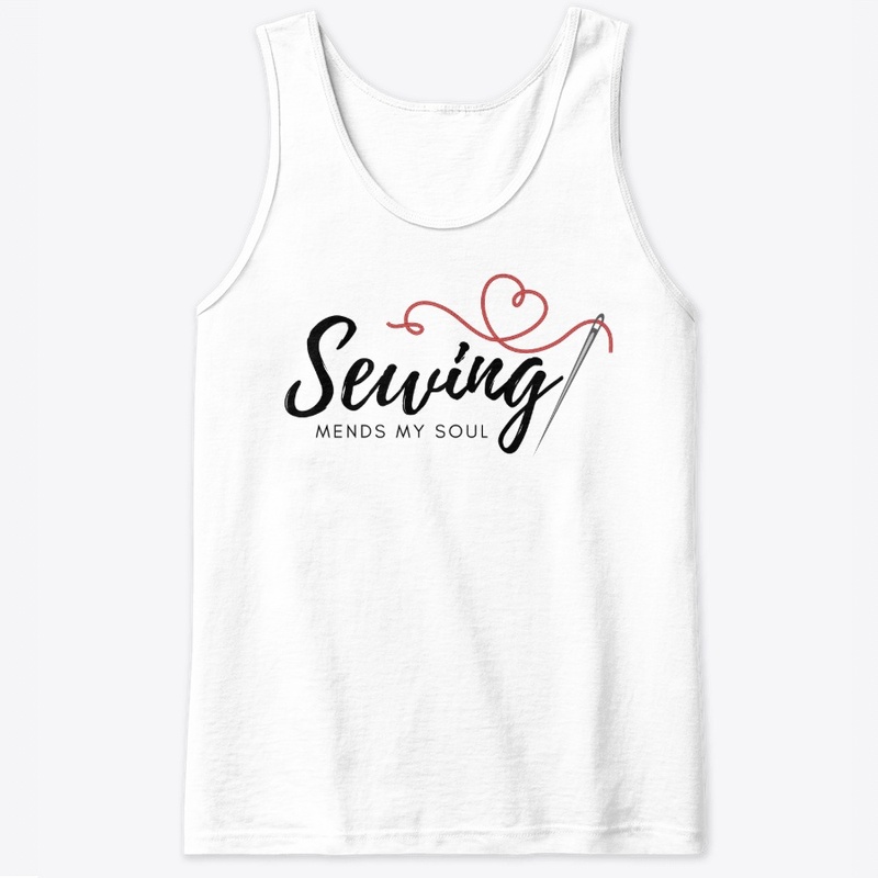 Sewing Mends My Soul - Word Art