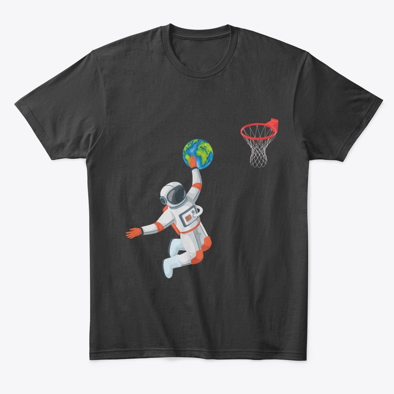 Men's Astronaut Cartoon Print Tee 