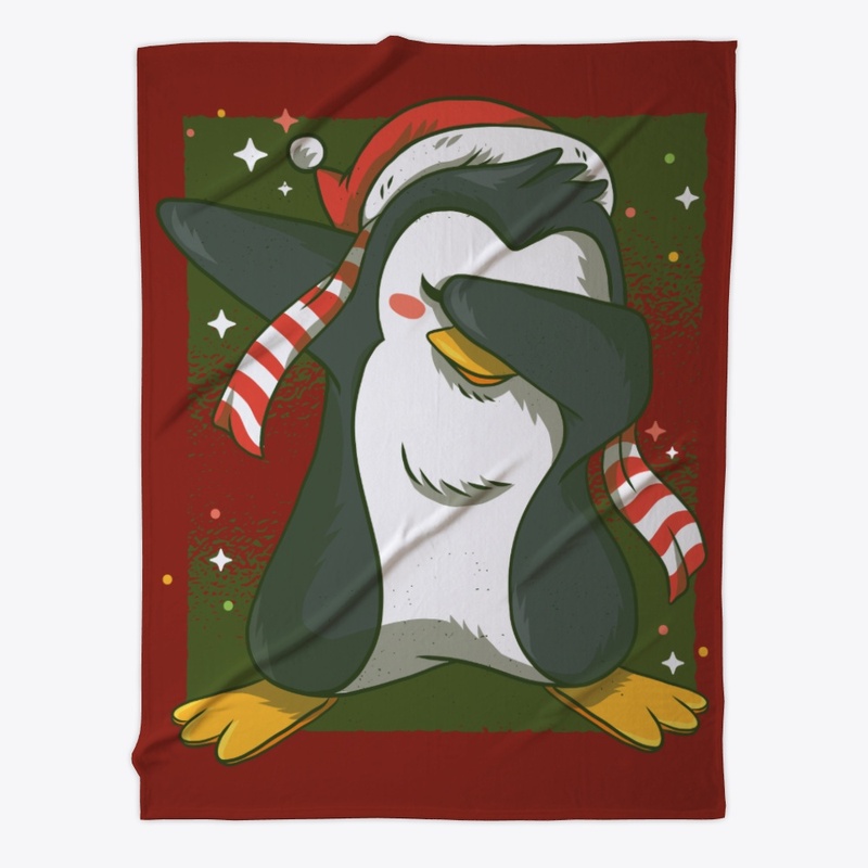 Christmas Dabbing Penguin