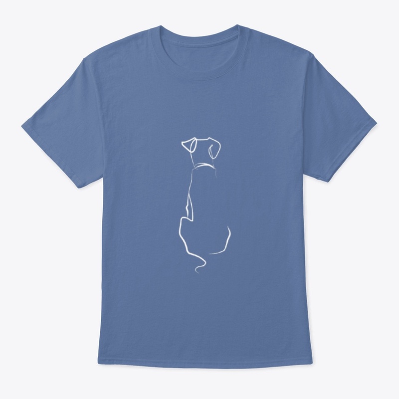dog setting t-shirt for men