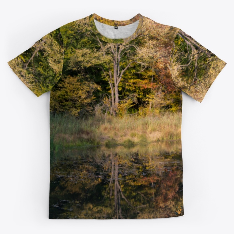 Fall Tree Reflection Unisex T-Shirt