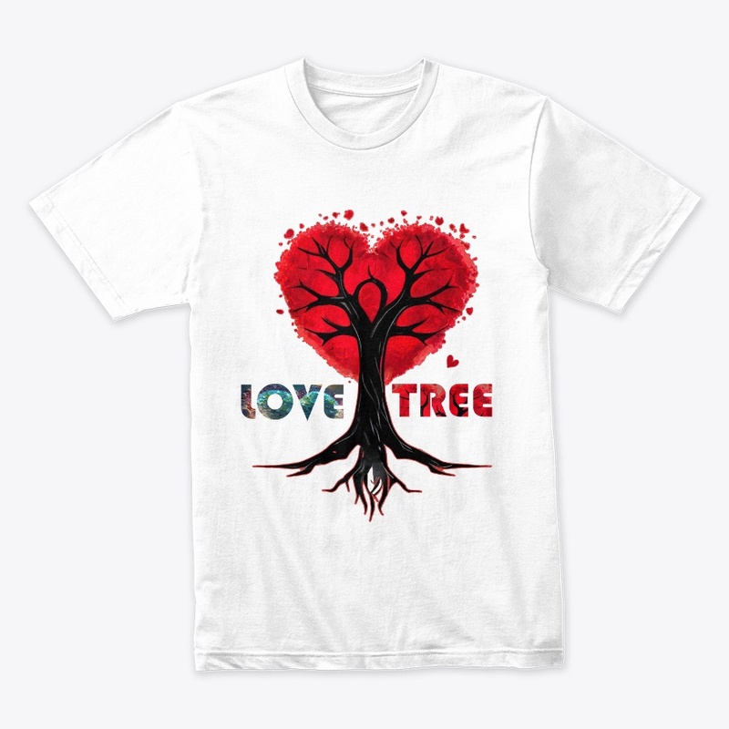 T-shirt design "Love Tree" 