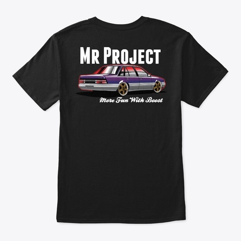 Mr Project Boost Tee Black Camiseta Back