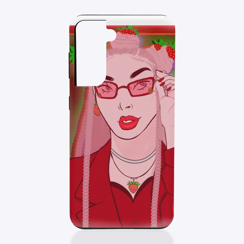 Strawberry Girl Phone Case