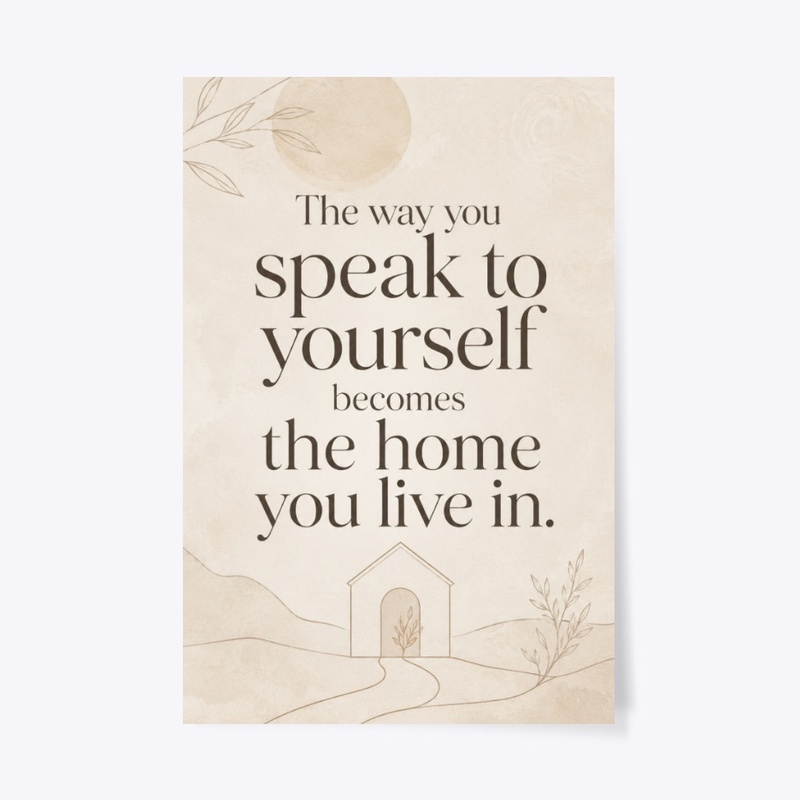 Speak Kindly To Yourself Print