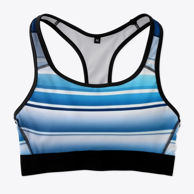 Sports Bra in Light Blue Color