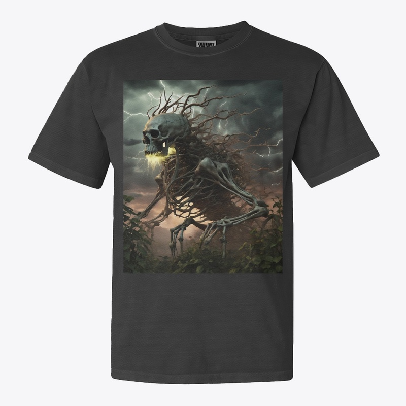 Haunting Skeletal Creature Storm