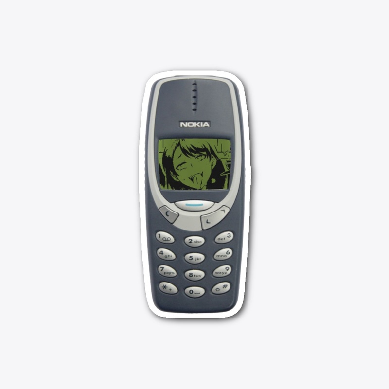 Anime Nokia Die-Cut