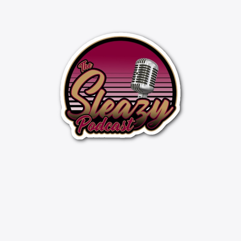 Sleazy Podcast Wine and Gold Theme