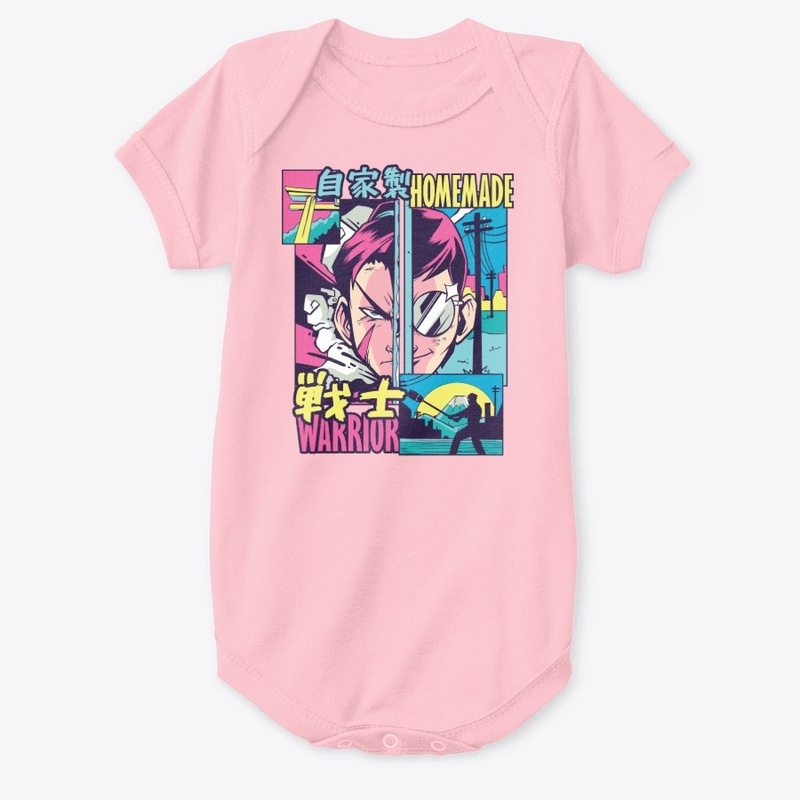 Anime Vaporwave Homemade Warrior