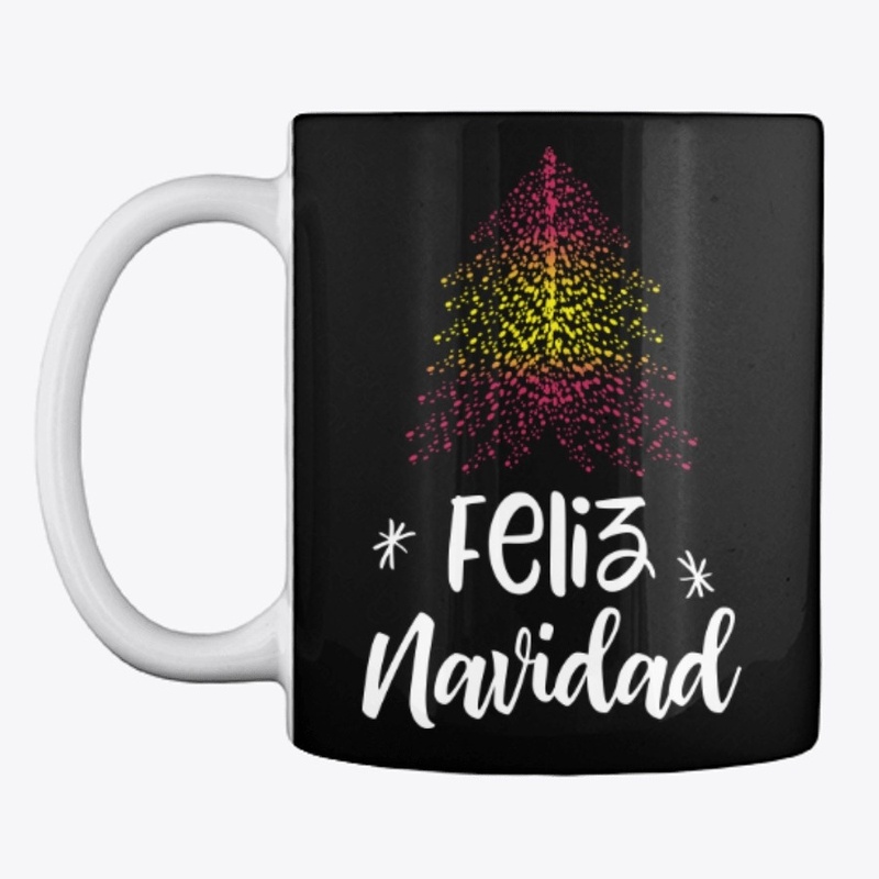 Merry Christmas with Spanish  flag