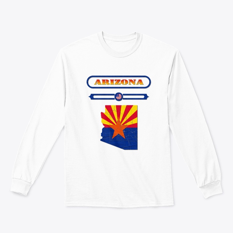 ARIZONA MAP, ARIZONA, USA. SAMER BRASIL