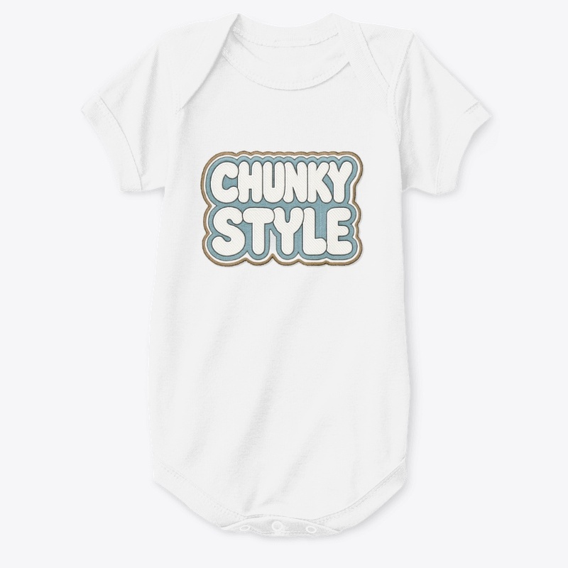 Chunky style Text art T-shirt design