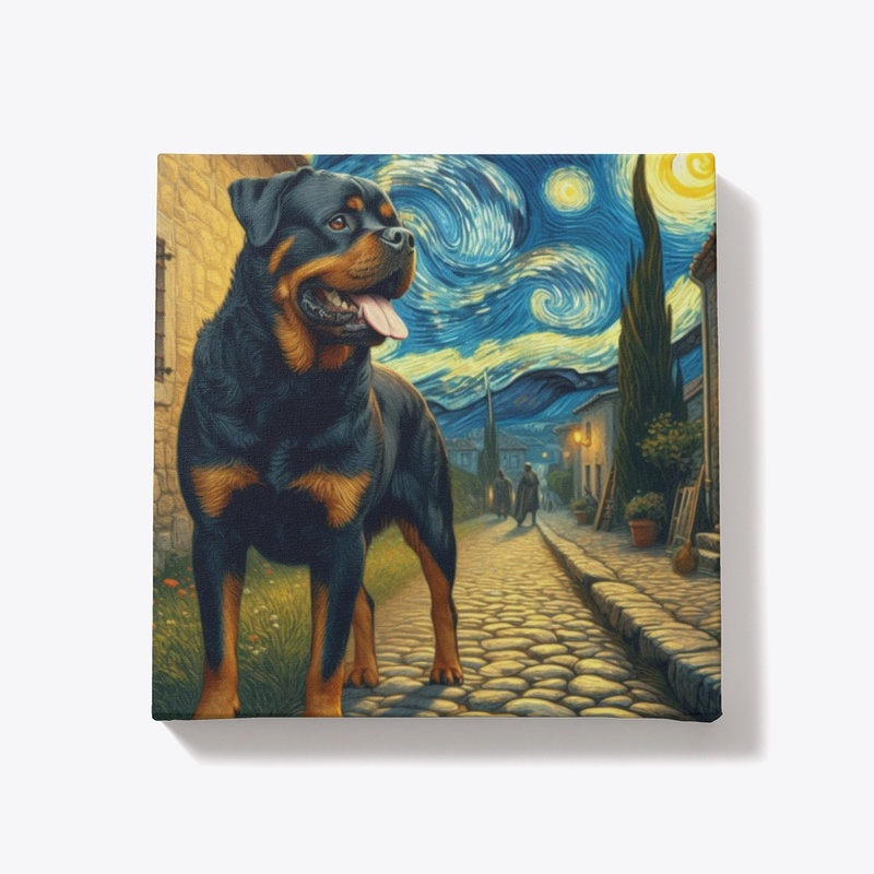 Rottweiler on street