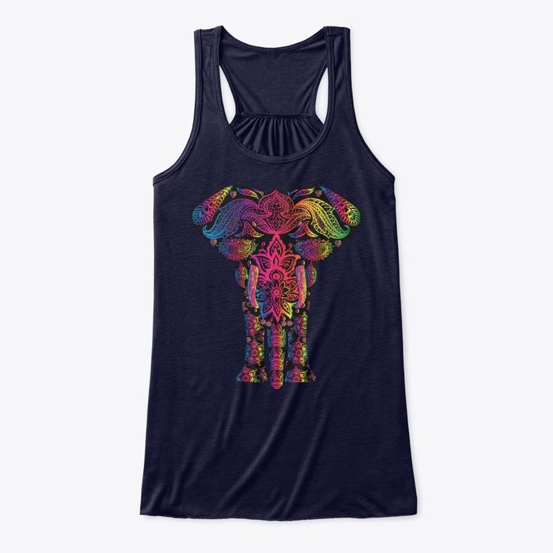 Multicoloured Elephant