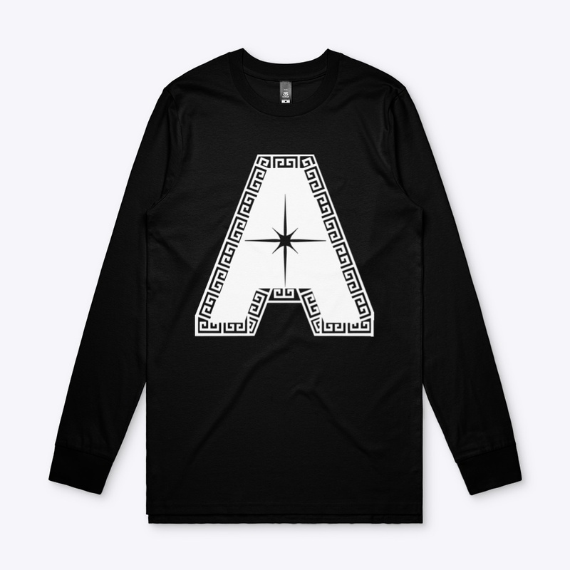 White Amblle A Long Sleeve Shirt
