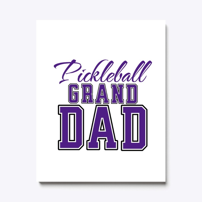Pickleball Grand Dad in Purple