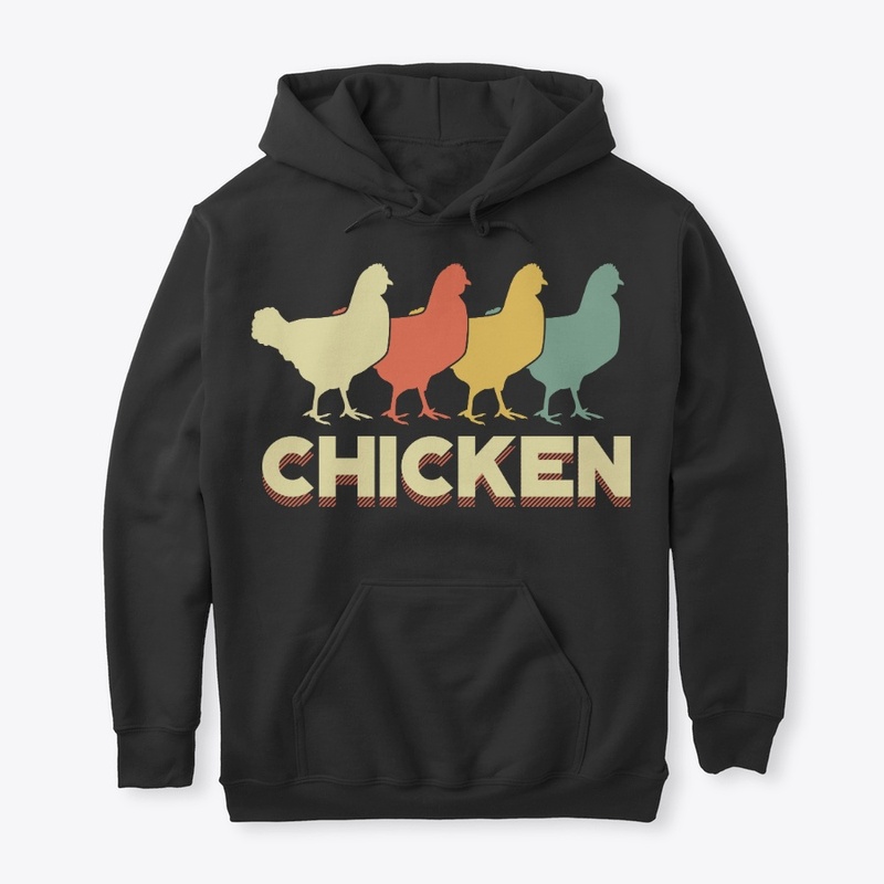 Silhouette Vintage Chicken Lover Gift