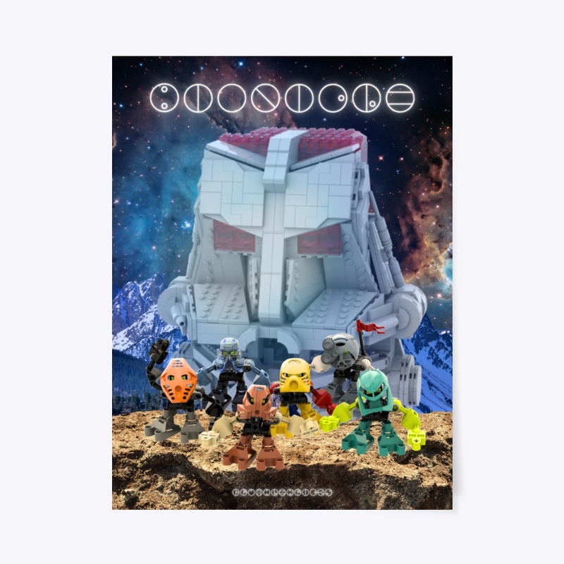 Grumble Matoran Head poster