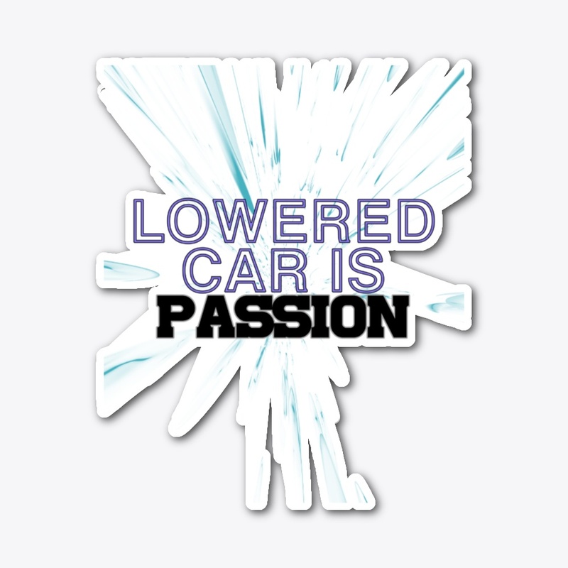 Lowered car is passion