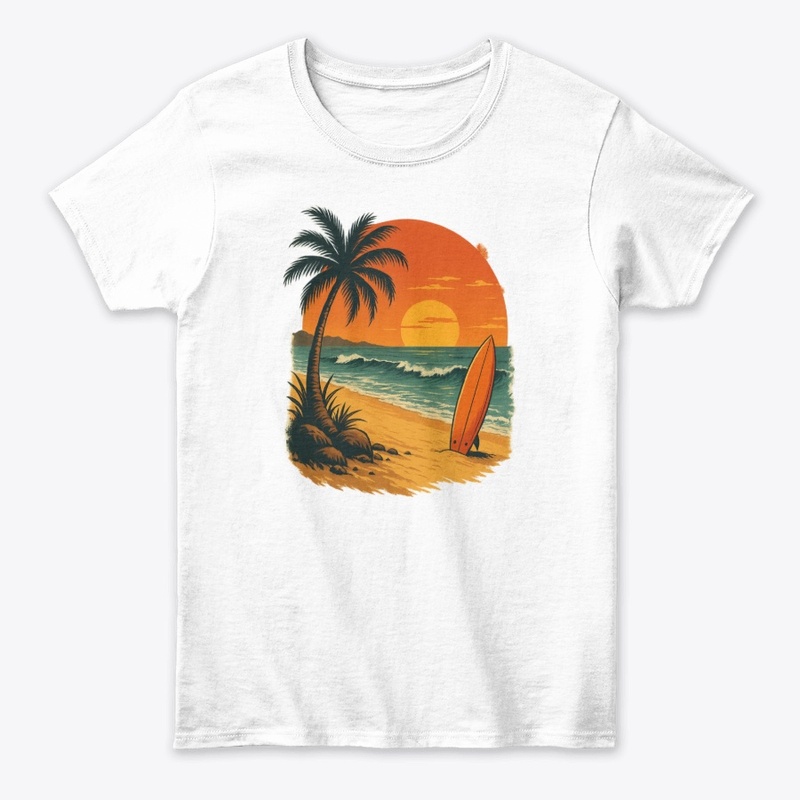 Surfing Surf Surfer summer beach T-shirt